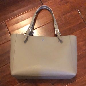 Tory Burch Small York French Grey Tote